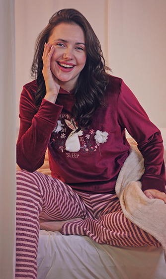 W24 J&amp;A Polar / Bunny 9133 Pyjama