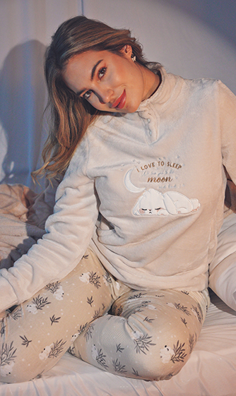 W24 J&amp;A Bunny in Garden 9253 Pyjama