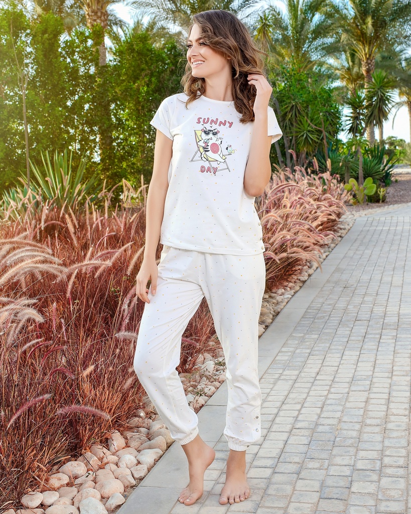 S24 J&amp;A Dots 8014 Pyjama