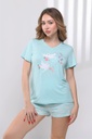 S23 J&A Blue Cyal Birds 8210 short