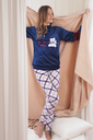 W24 J&A Checkers 9071 Pyjama